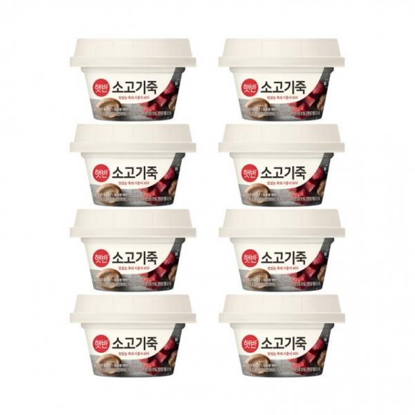 즉석밥 즉석밥 소고기죽268G 8개