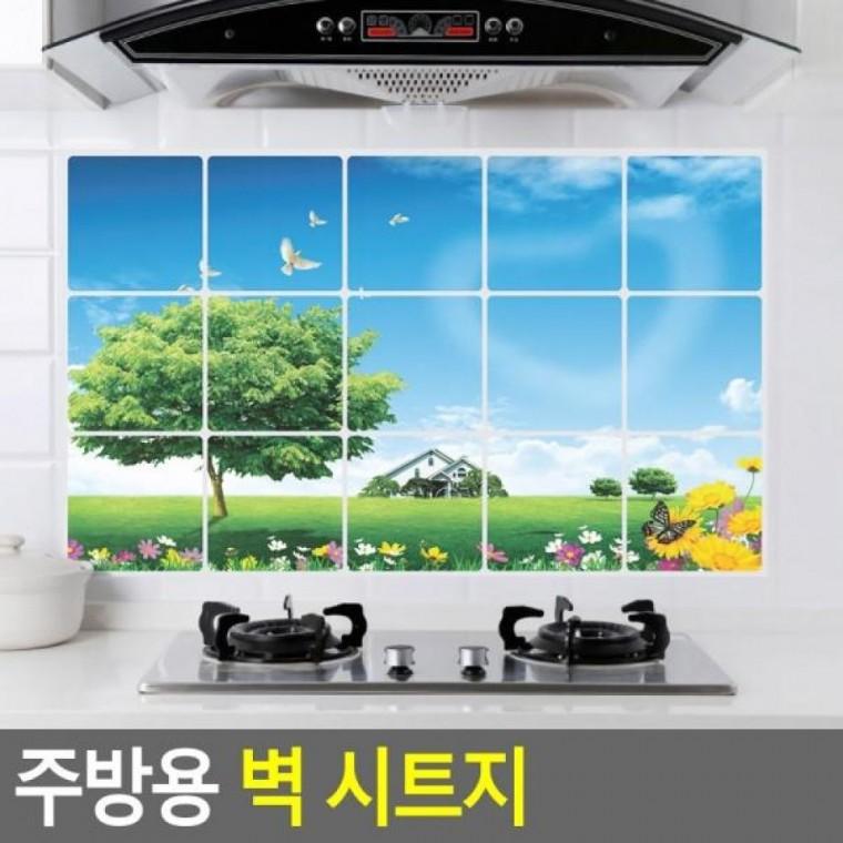 벽 주방용 시트지 벽시트지 알루미늄시트 주방용벽시트 인테리어시트