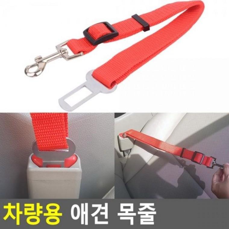 차량용 애견 목줄 차량용 반려동물목줄 애묘목줄 목줄 차량용애견목 애견