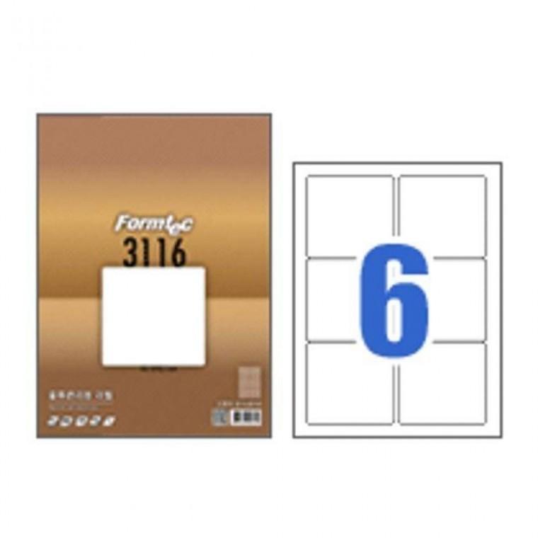 폼텍 물류관리용라벨(LQ-3116/6칸/20매)