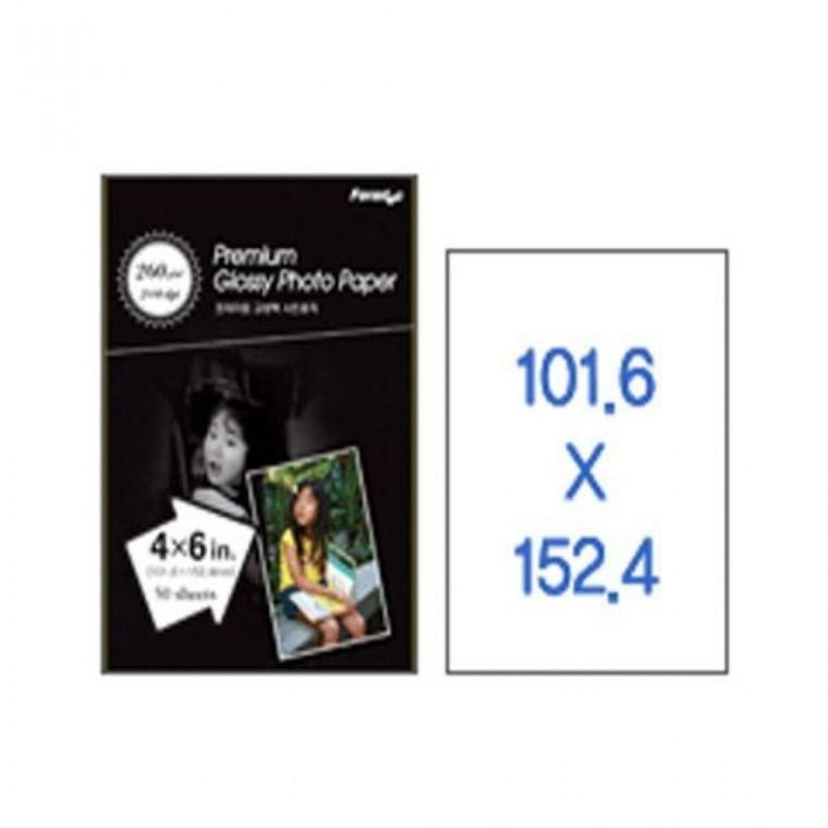 폼텍포토용지 (잉크젯전용/IH3046/4x6/50매/260g)