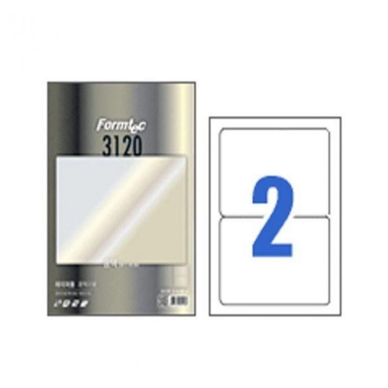 폼텍라벨지 (LB3120/2칸/광택/100매)