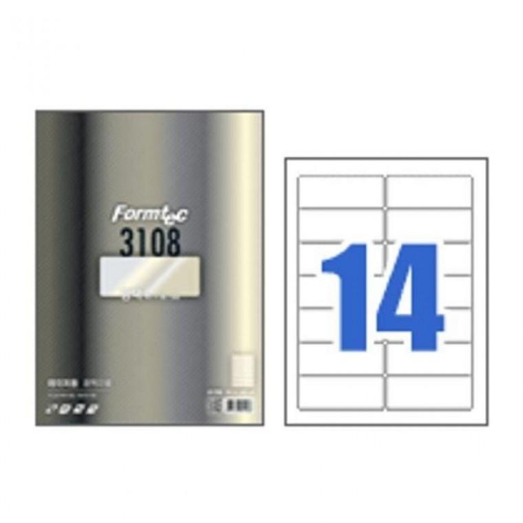 폼텍라벨지 (LB3108/14칸/광택/100매)