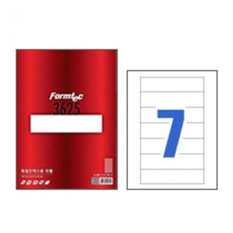 폼텍 화일인덱스라벨 (LS3625/7칸/100매)