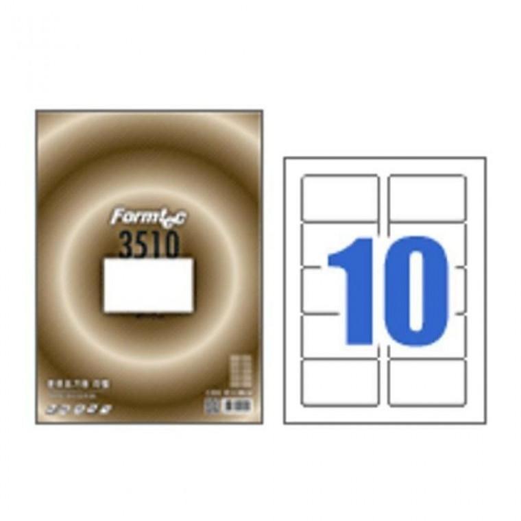 폼텍 분류표기용라벨 (LS3510/10칸/100매)