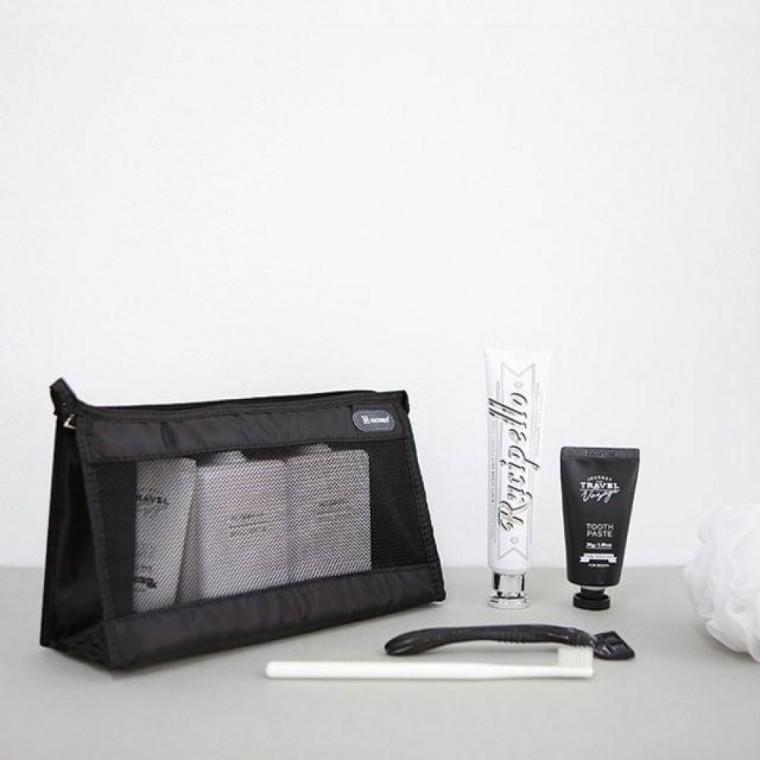 여행용 세면도구 매쉬 파우치 COOLMAN BAG 용품 수납 다용도