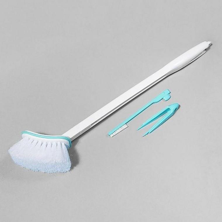 욕실 하수구 틈새 청소 분리형 집게 멀티 브러쉬 주방 욕실솔 주방솔 머리카락집게 욕실브
