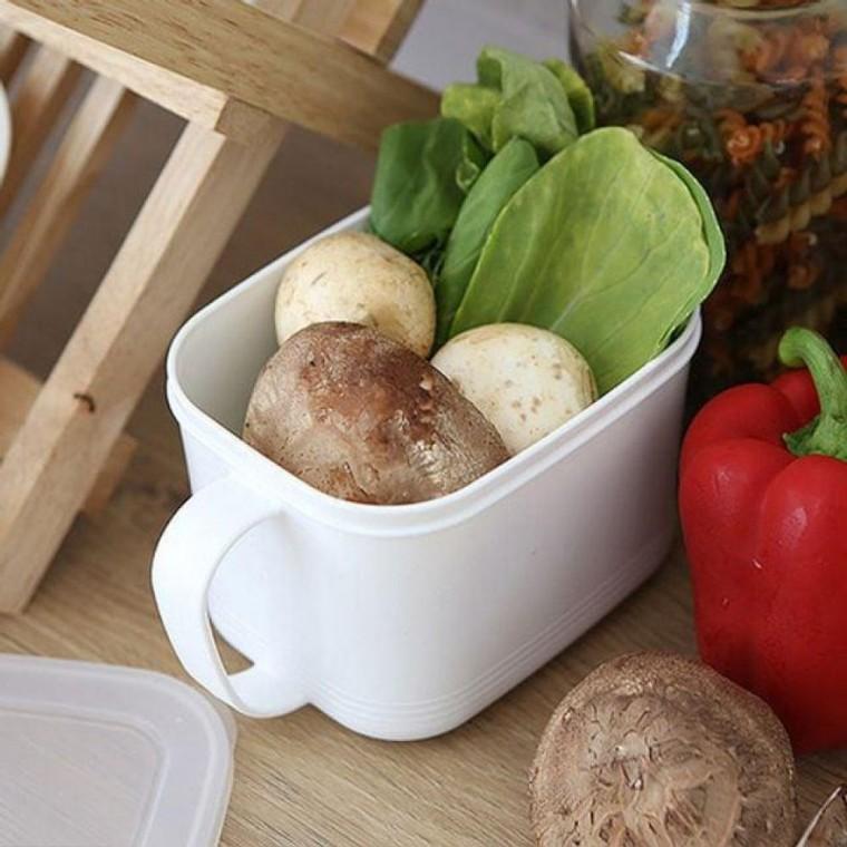전자 렌지 조리 냉동밥 반찬 죽 과일 0.8L 밀폐 보관 용기 정리 주방 냉장