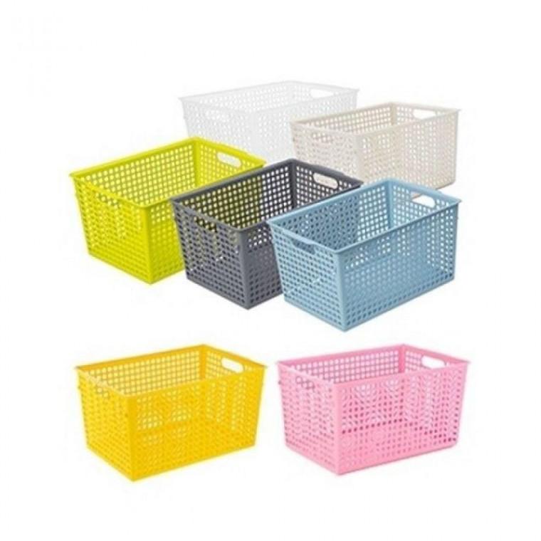 심플한 사무 용품 센스업 바스켓7호 인테리어 오피스 핸들형 정리함 시스 맥스
