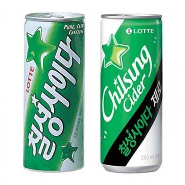 칠성사이다 250ml 30개입 오리지널 제로 캔 탄산 음료수 대용량 스파클링
