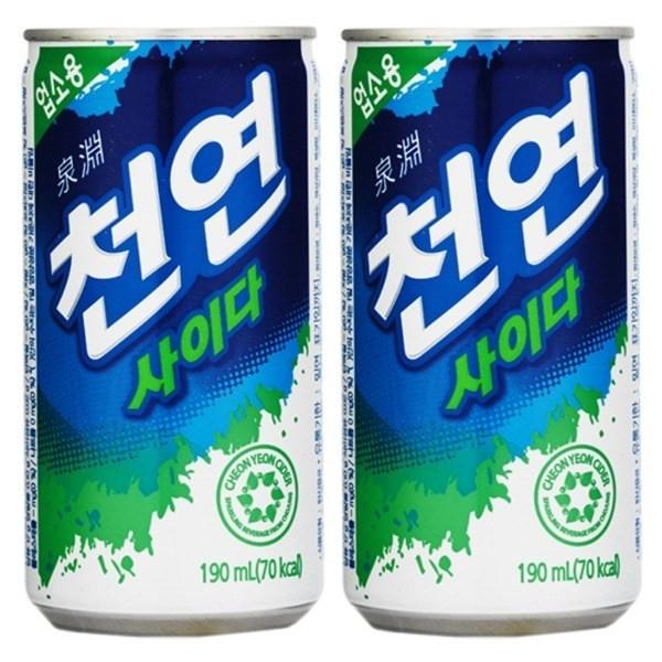 일화 사이다 190ml x 60캔 (30캔x2박스)