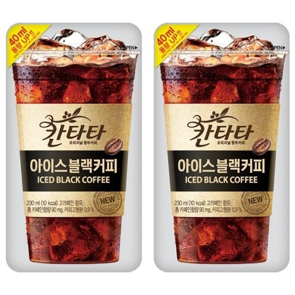롯데 칸타타 아이스 블랙커피 230ml x 20팩