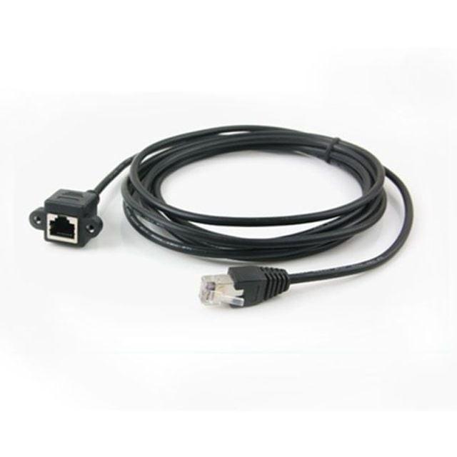 연장(MF) 1M (브라켓 연결용 판넬형) coms RJ 45 포트 케이블 2포트