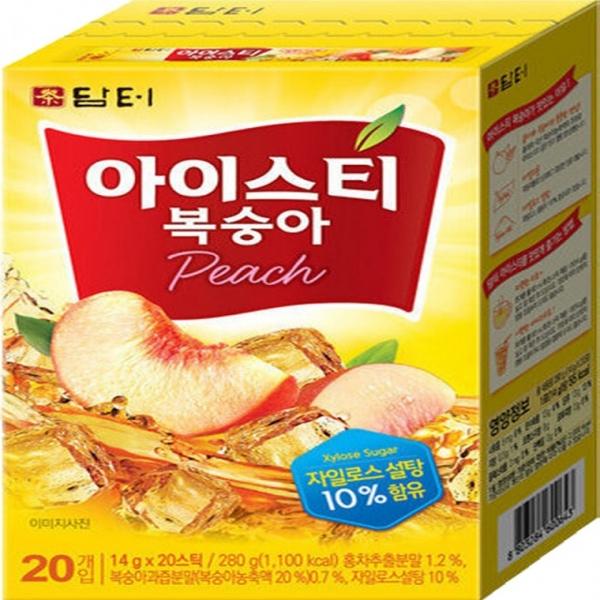 담터 아이스티 복숭아 20스틱