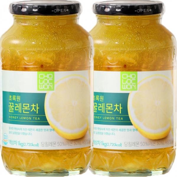 초록원 꿀레몬차 2Kg(1kgx2병)