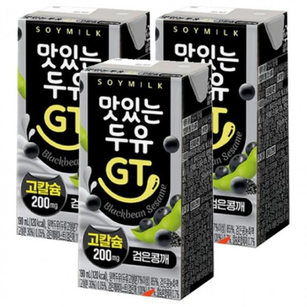 남양유업 맛있는두유 GT 검은콩깨 190ml x 48팩
