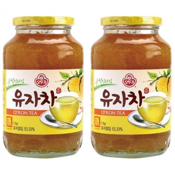 오뚜기 유자차 2kg(1kgx2병)