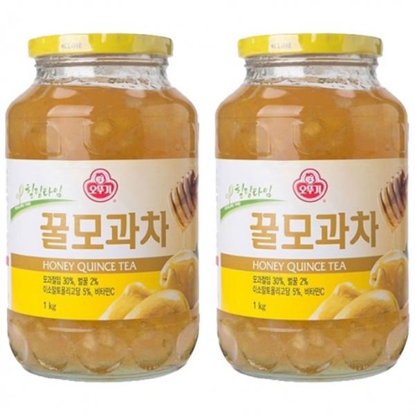 오뚜기 꿀모과차 2kg(1kgx2병)