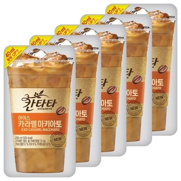 롯데 칸타타 아이스 카라멜마키아토 230ml x 50팩