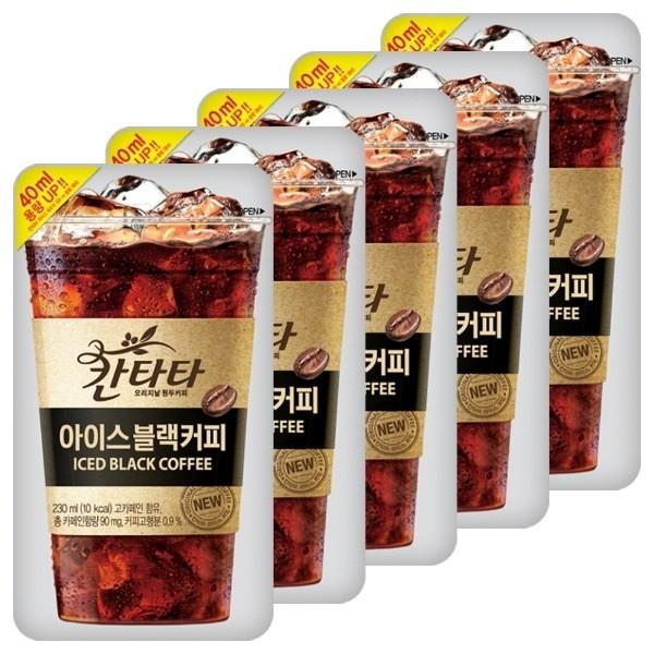 롯데 칸타타 아이스 블랙커피 230ml x 50팩