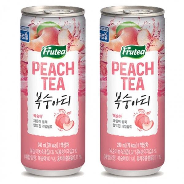 푸르밀 푸르티 복숭아티 240ml x 30캔