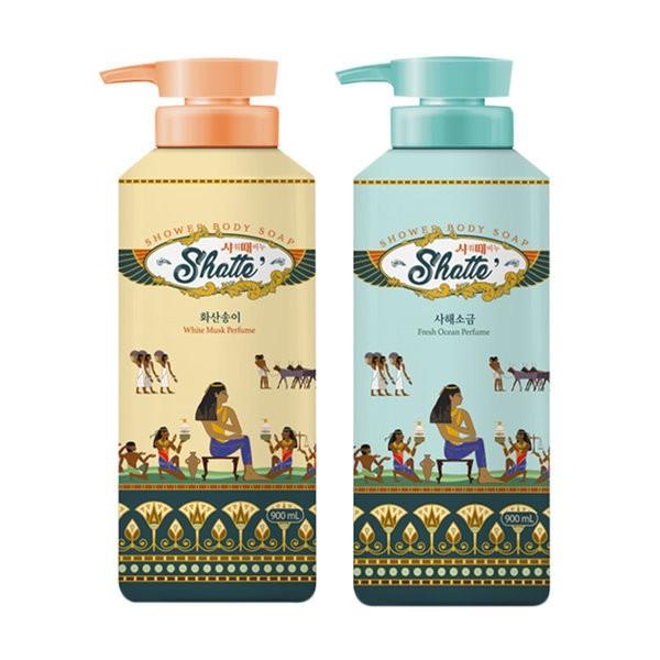 무궁화 샤워때비누 사해소금 + 화산송이 900g(혼합) x 2개