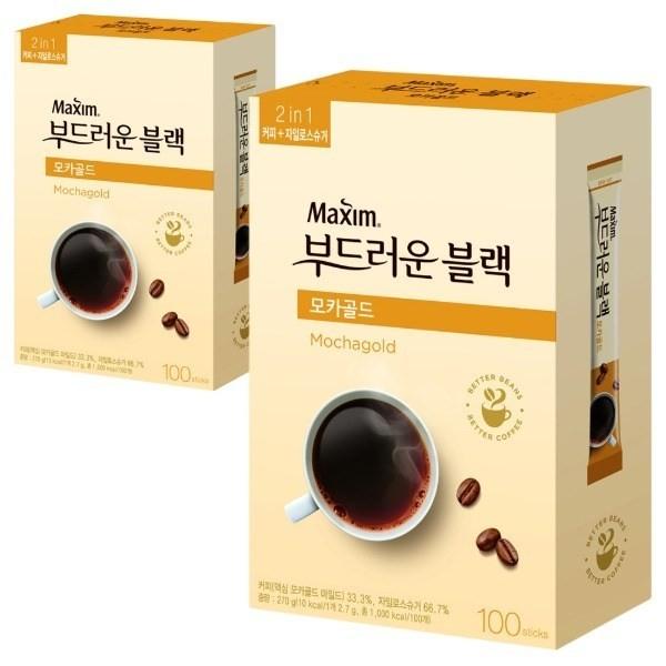 맥심 모카골드 부드러운 블랙 100T