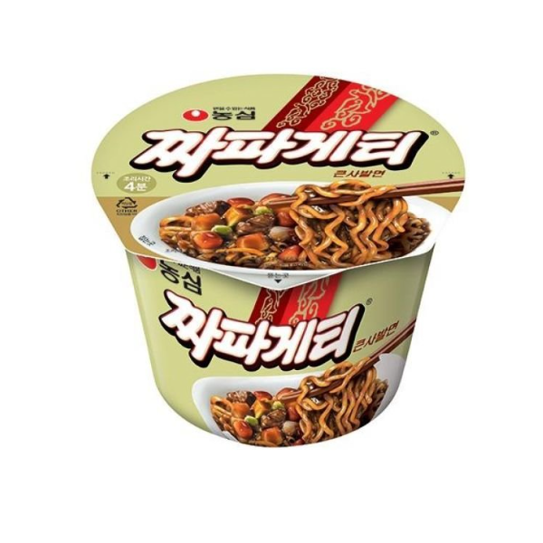 농심 짜파게티큰사발 123g x 16입 박스