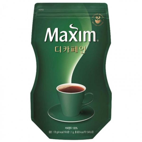맥심 디카페인 커피 리필 170g