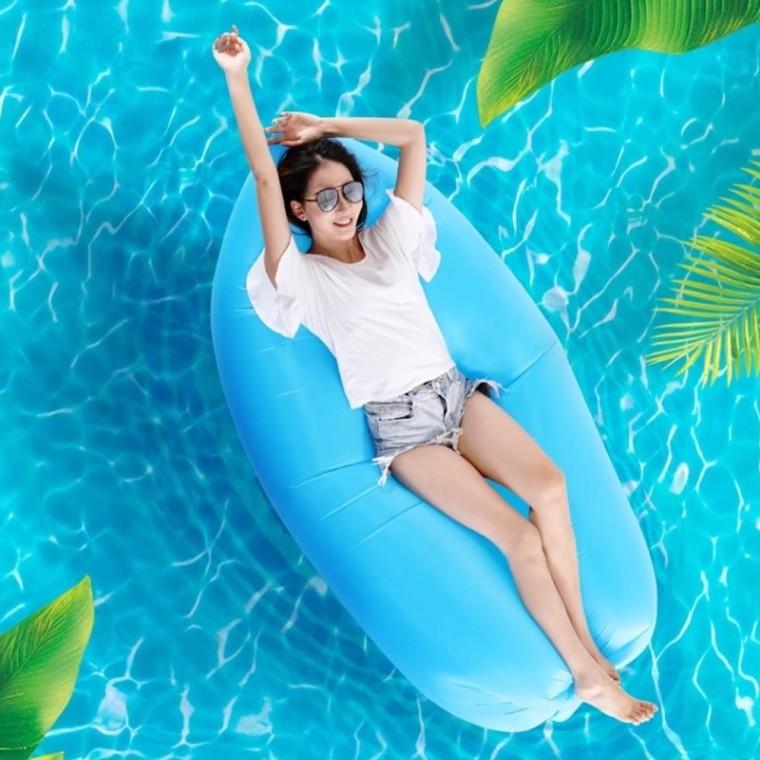 2개세트 해변 에어매트 에어쇼파 수영장 물놀이 야외침대 대형튜브 캠핑