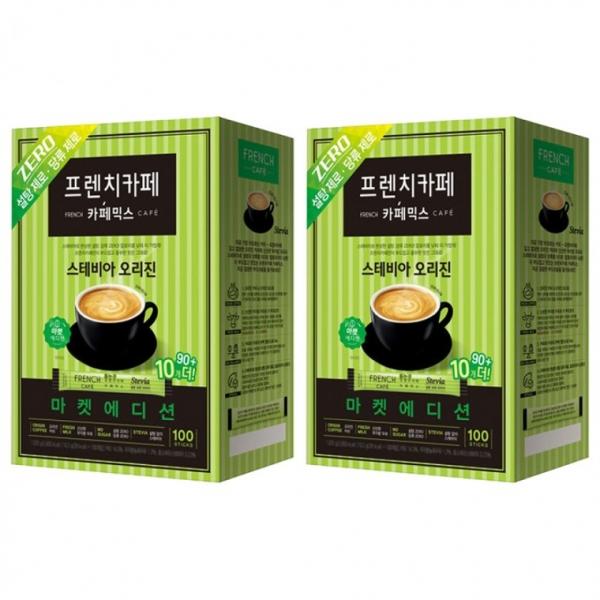 남양 프렌치카페 카페믹스 스테비아 오리진 200T (90T+10T 2개)