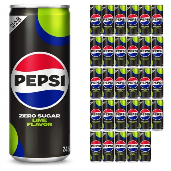 롯데 펩시콜라 제로슈거 라임 업소용 245ml x 30캔
