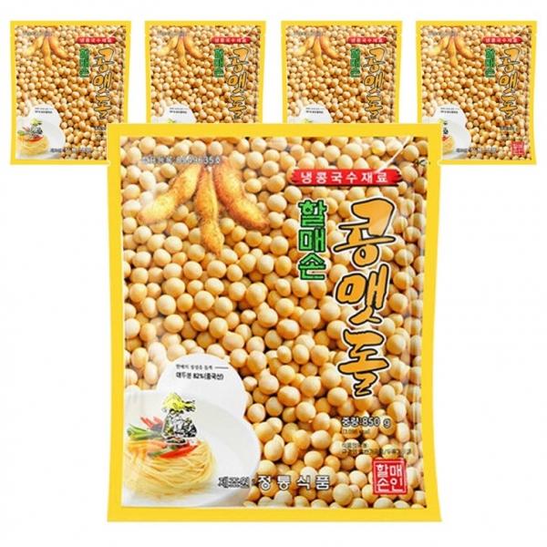 할매손 콩맷돌 콩국물가루 850g x 5개 콩국수용