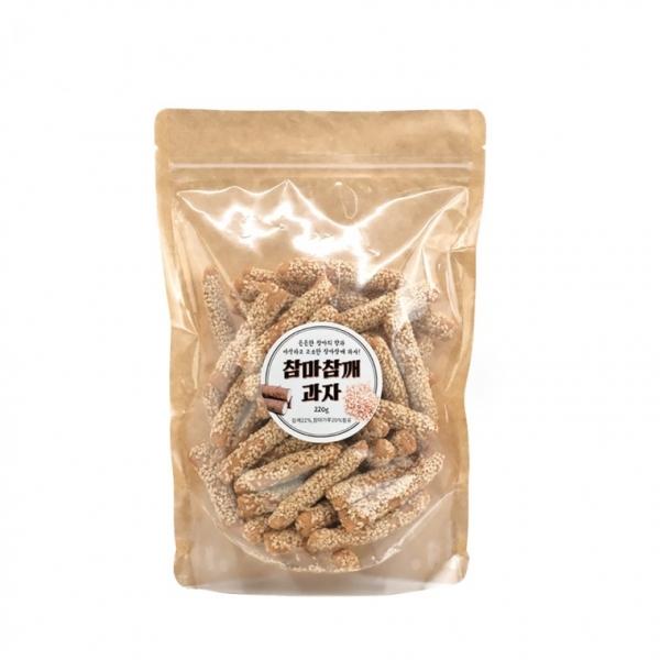 kimspp 바삭하고 고소한 참마 참깨과자(220g) 건강한 스낵과자 간식