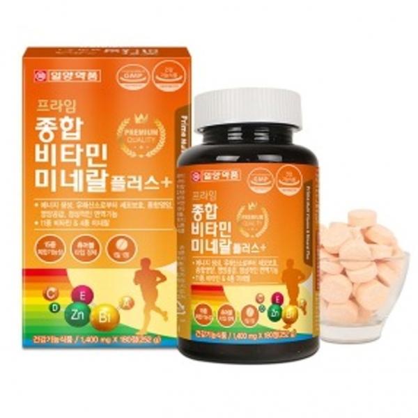 약품 프라임 종합 비타민 미네랄 플러스 1400mg x 180정