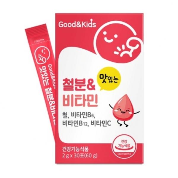 내츄럴플러스 - 굿앤키즈 맛있는 철분&비타민 2g x 30포