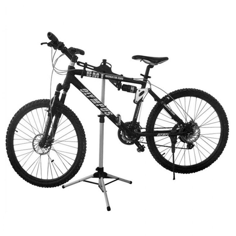 2개세트 자전거 MTB 거치대 스탠드 접이식 삼발이 원터치 잠금 간편설치