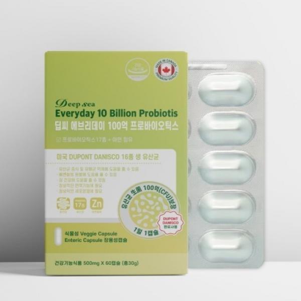 딥씨 에브리데이 100억 프로바이오틱스 500mg x 60캡슐