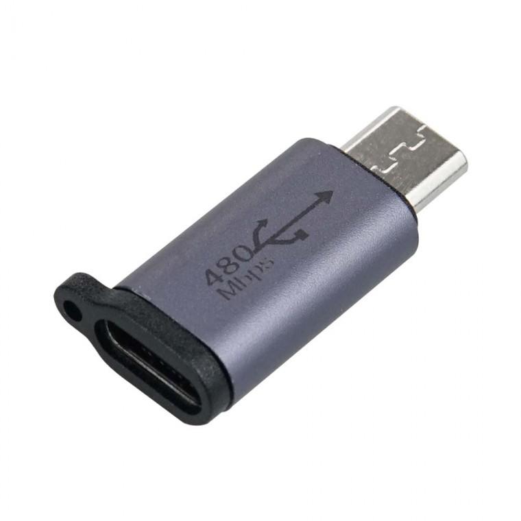 USB 3.1 C타입 5핀 변환 젠더 480Mbps PC 스마트폰 태블릿 데이터 전송 고속충전