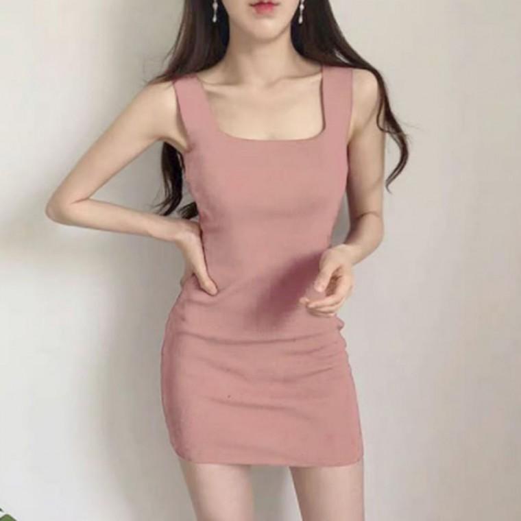 데일리아이템 여름 민소매 원피스 여성 휴양지 데일리 나시