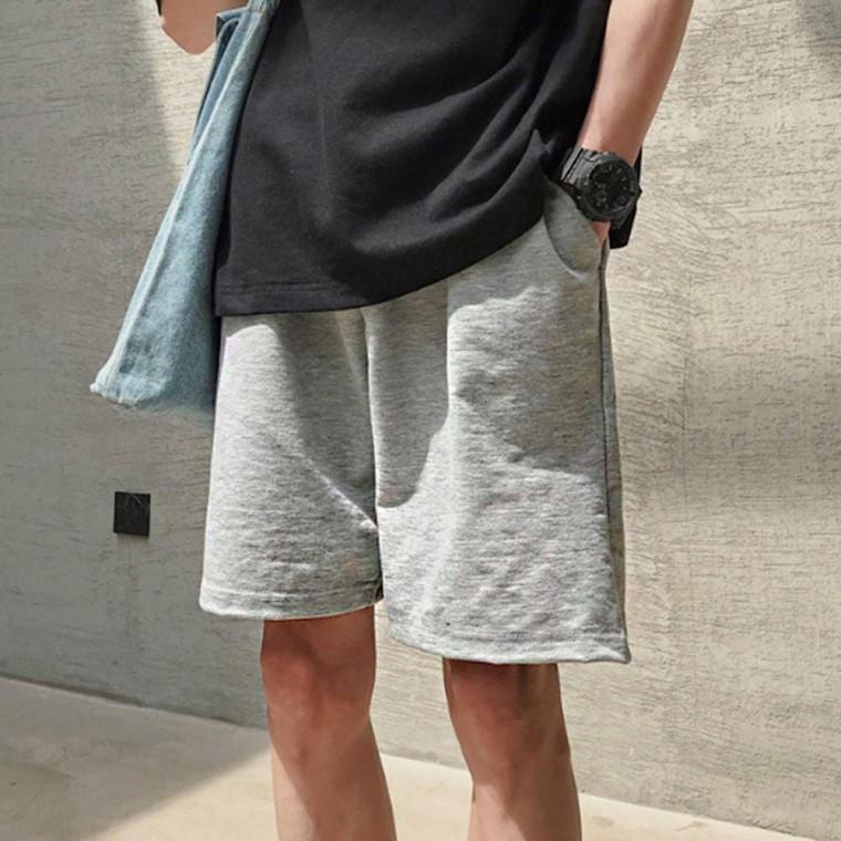 남자여름바지 시원한바지 외출 패션 시원한 남성 반바지 데일리 밴딩 면 여름