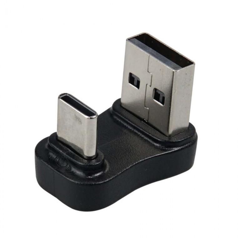 USB 3.1 C타입 A타입 꺾임젠더 5Gbps 고속전송