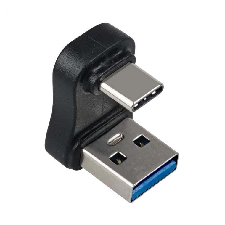 USB 3.1 3.0 C타입 A타입 180도 꺾임젠더 5Gbps 고속전송
