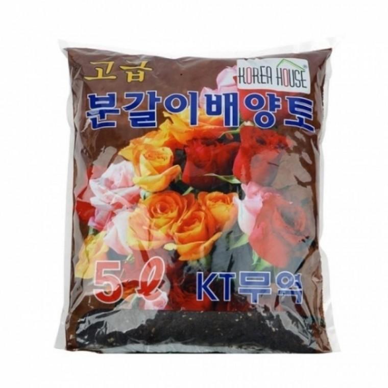 분갈이용 배양토(5L) 화분흙 원예흙 분갈이흙 거름