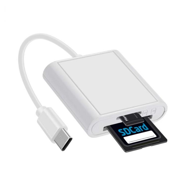 USB C타입 카드리더기 문서 사진 영상 데이터전송 SD TF카드
