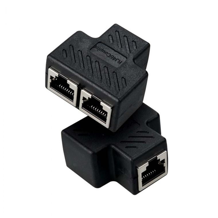 RJ45 이더넷 송수신 분배기 노트북 PC 컴퓨터 인터넷 공유기
