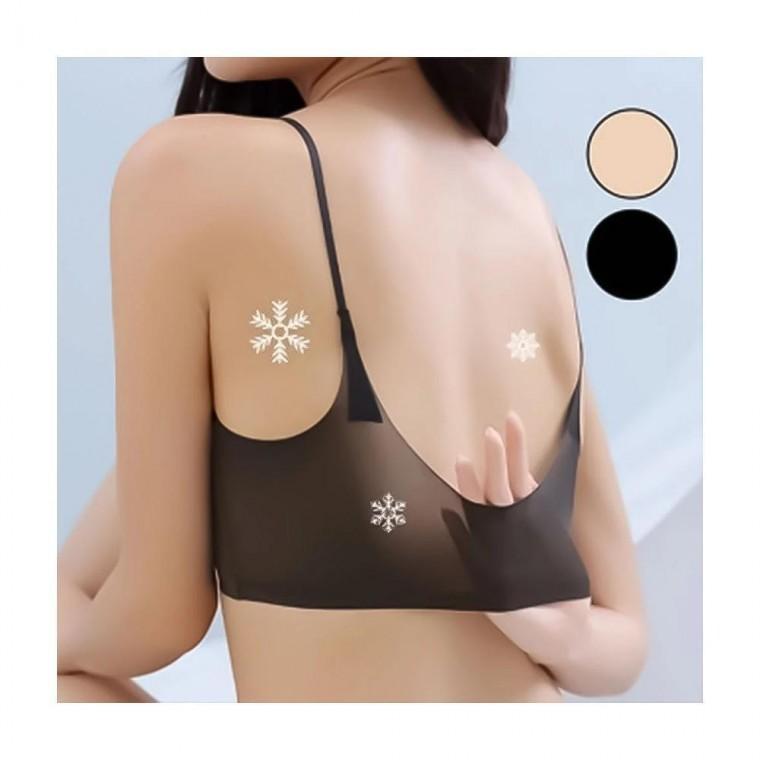 루미나D 여름 쿨 시원한 아이스실크 브라 메쉬 등살커버 골프 스포츠
