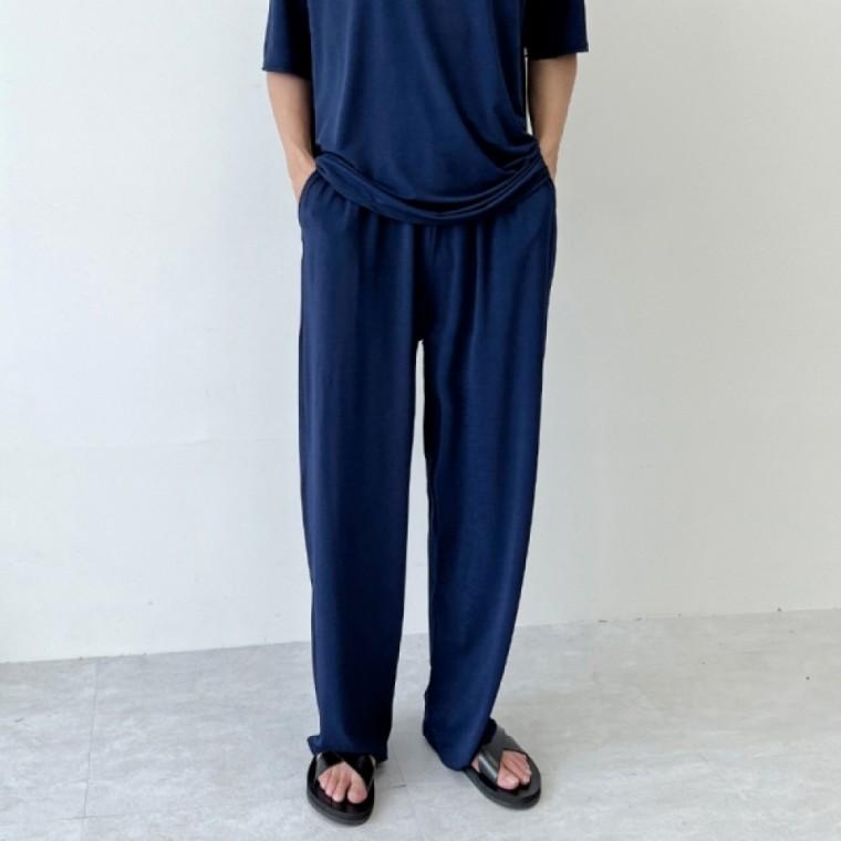 루즈핏 남자 긴바지 시원한 데일리 와이드 쿨팬츠
