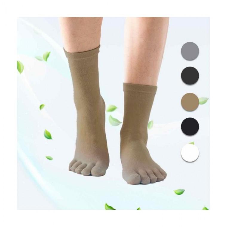 루미나D 중목 양말 시원한 발가락 땀안차는 토 삭스 면 냄새