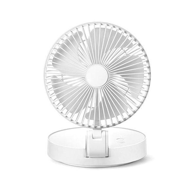 휴대용 폴딩 LED무드등 자동회전 선풍기